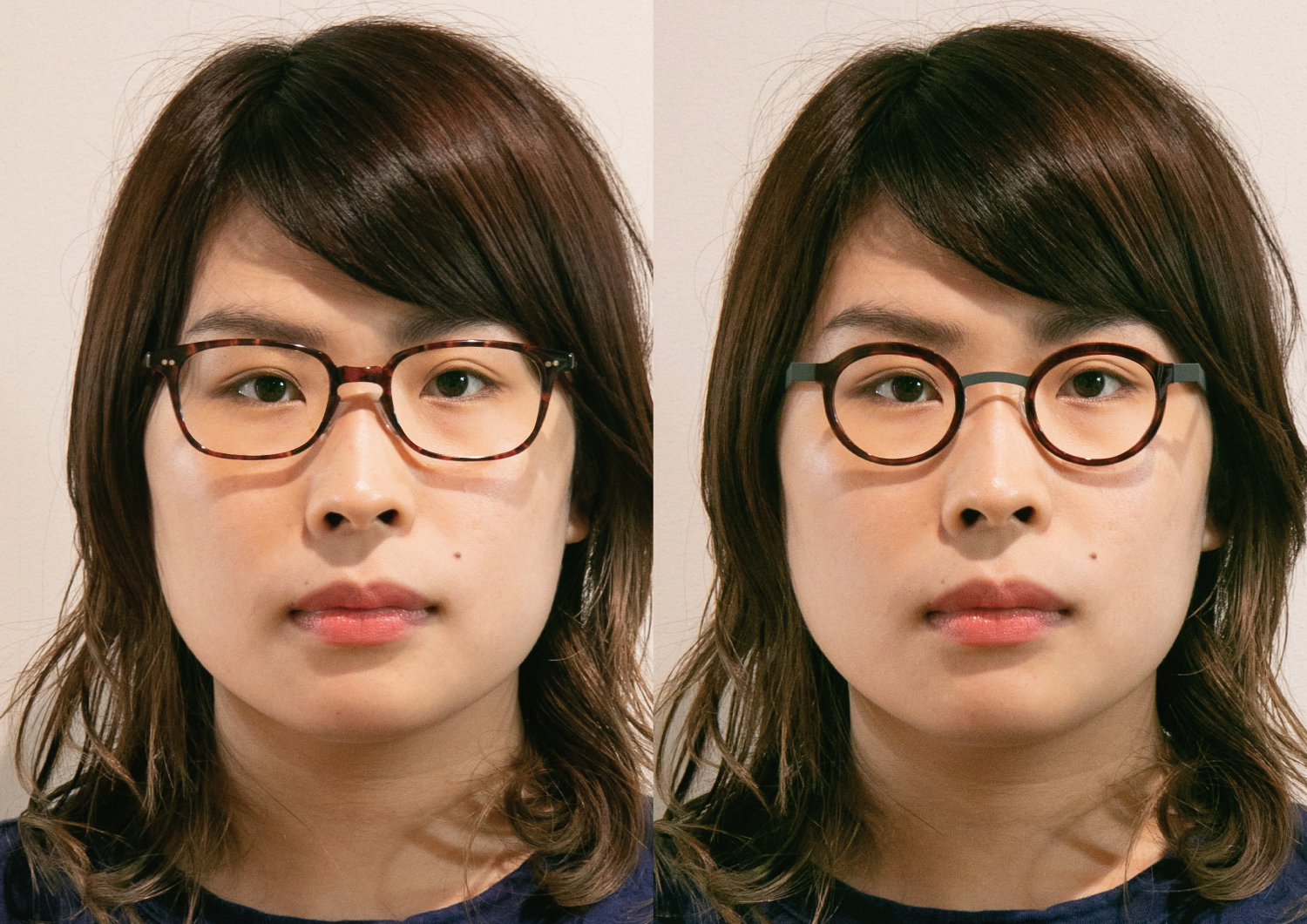 目が小さく映る を目立たせないために The Priority Opticians 長岡のメガネ店